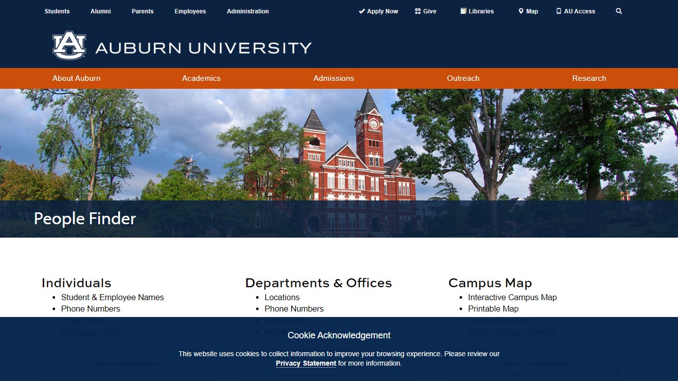 People Finder | Auburn University
